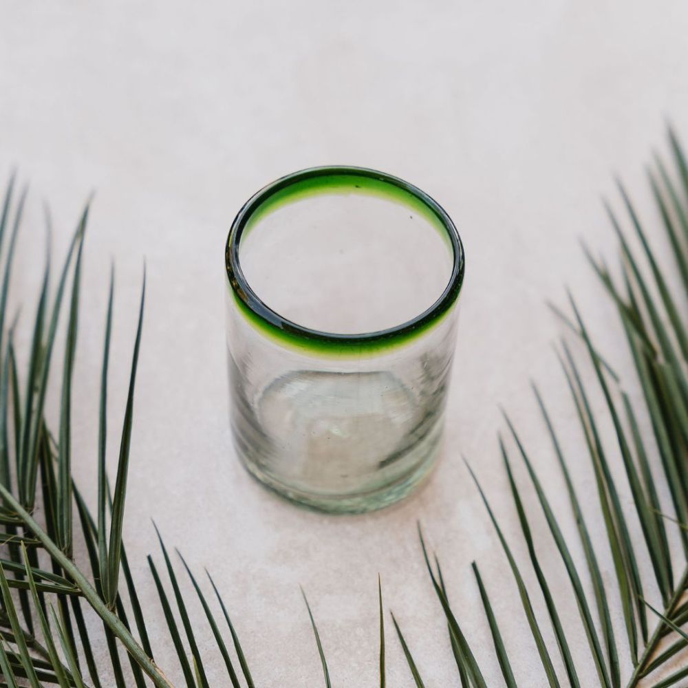Vaso Borde Verde