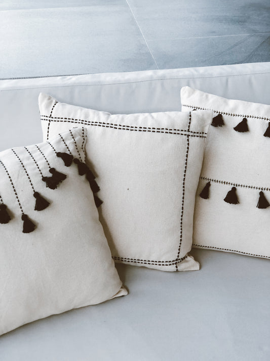 Cojines artesanales Yute / B&W
