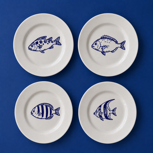 Plato Postre FISH IN THE SEA