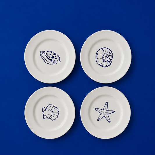 Plato Postre SHELLS BY THE SEA