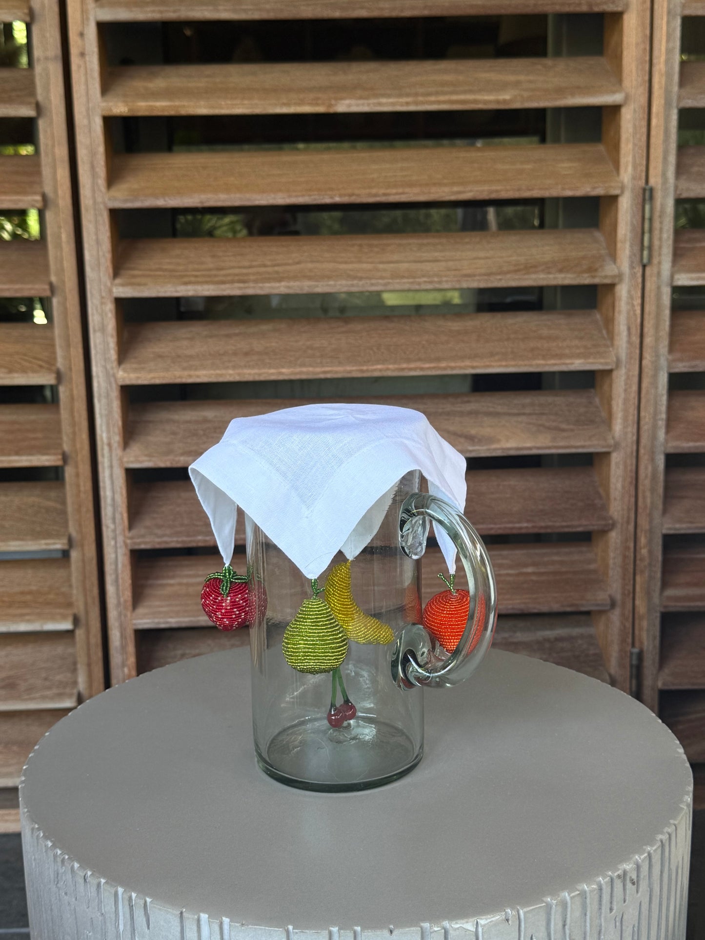 Cubre jarra de frutas