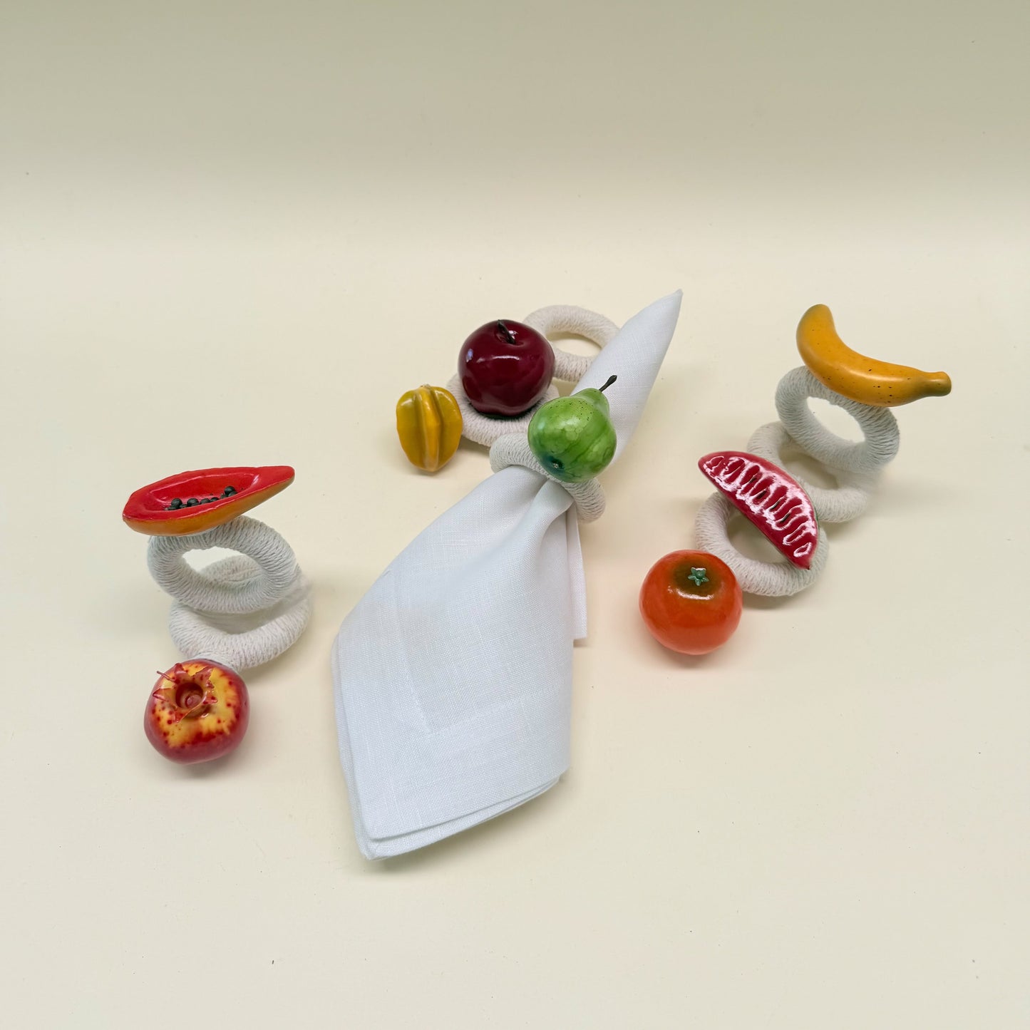 Servilleteros frutales
